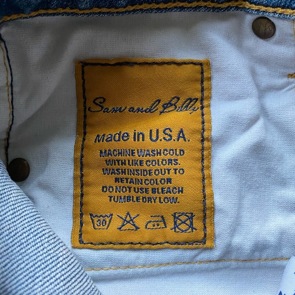 Sam and Billy Jeans - Low Straight Leg - Size 25R - Picture 4 of 6